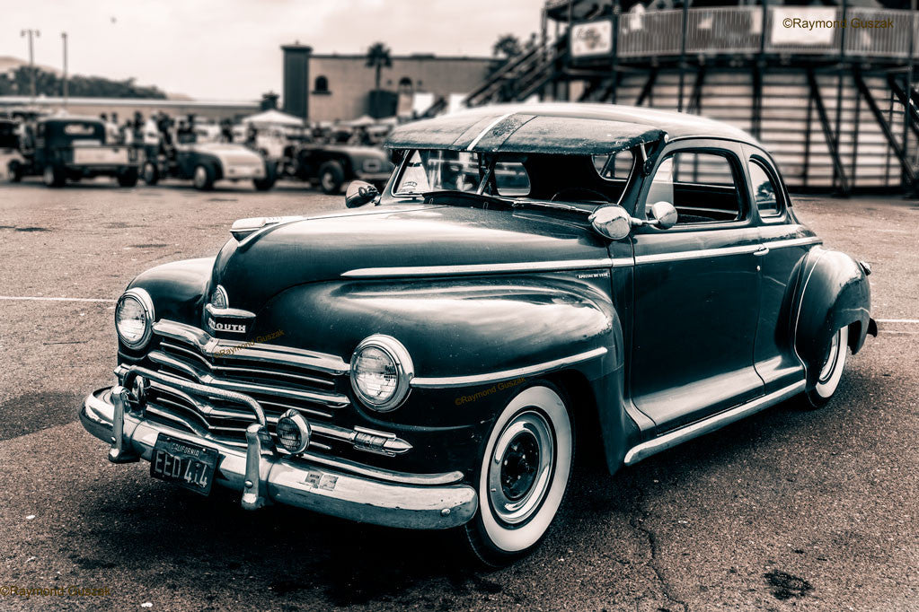 Going to the Races in my 1947 Plymouth