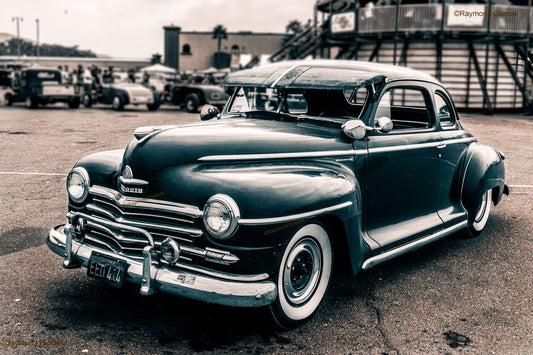 Going to the Races in my 1947 Plymouth