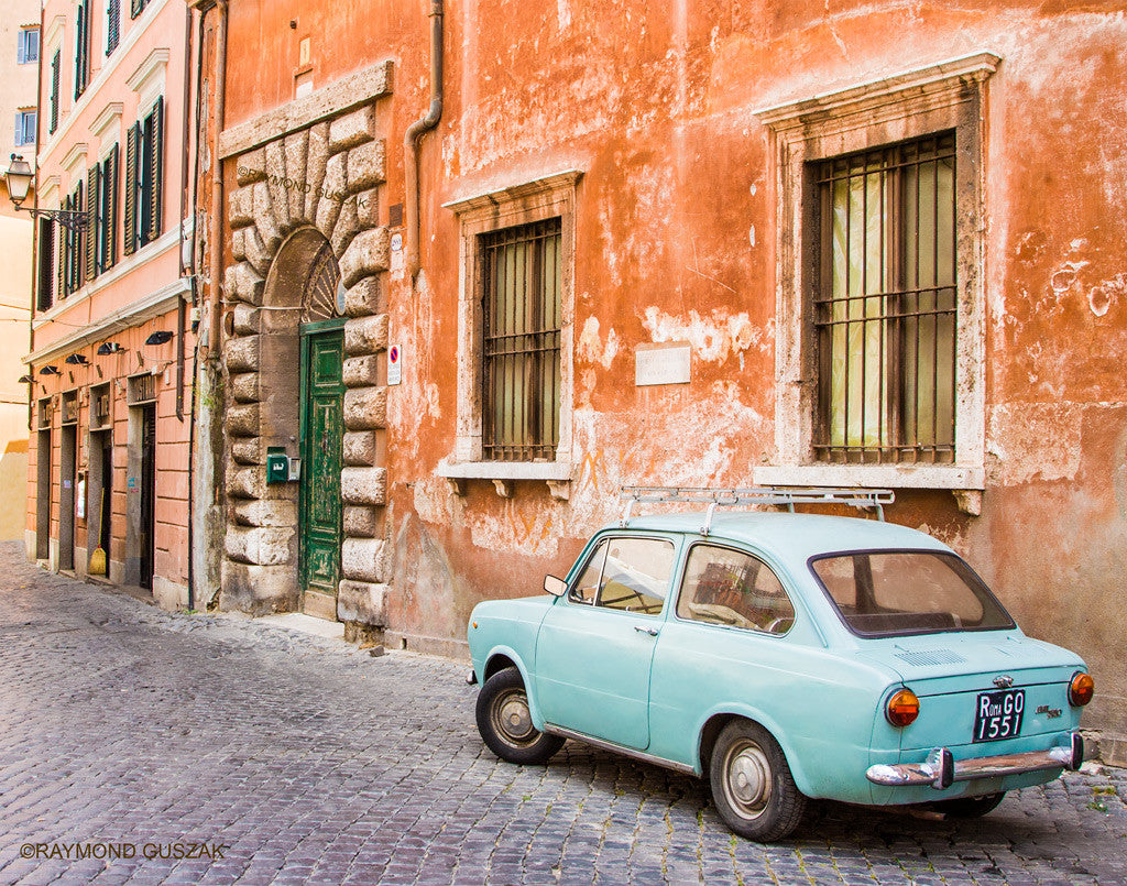 Rome and Fiat 11x14 Giclee Print